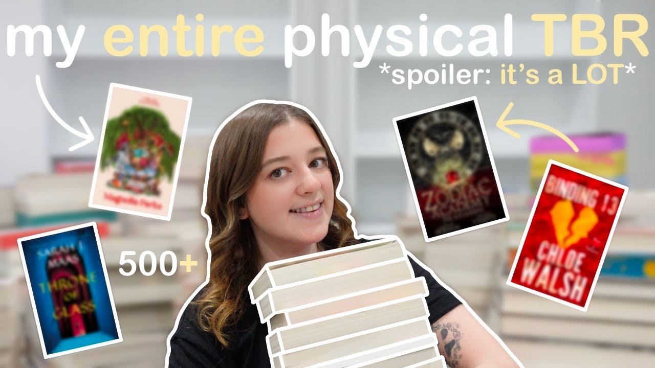THE 500+ BOOKS ON MY PHYSICAL TBR | 2025 📚💞 (no, I'm not joking) • Melody Collis