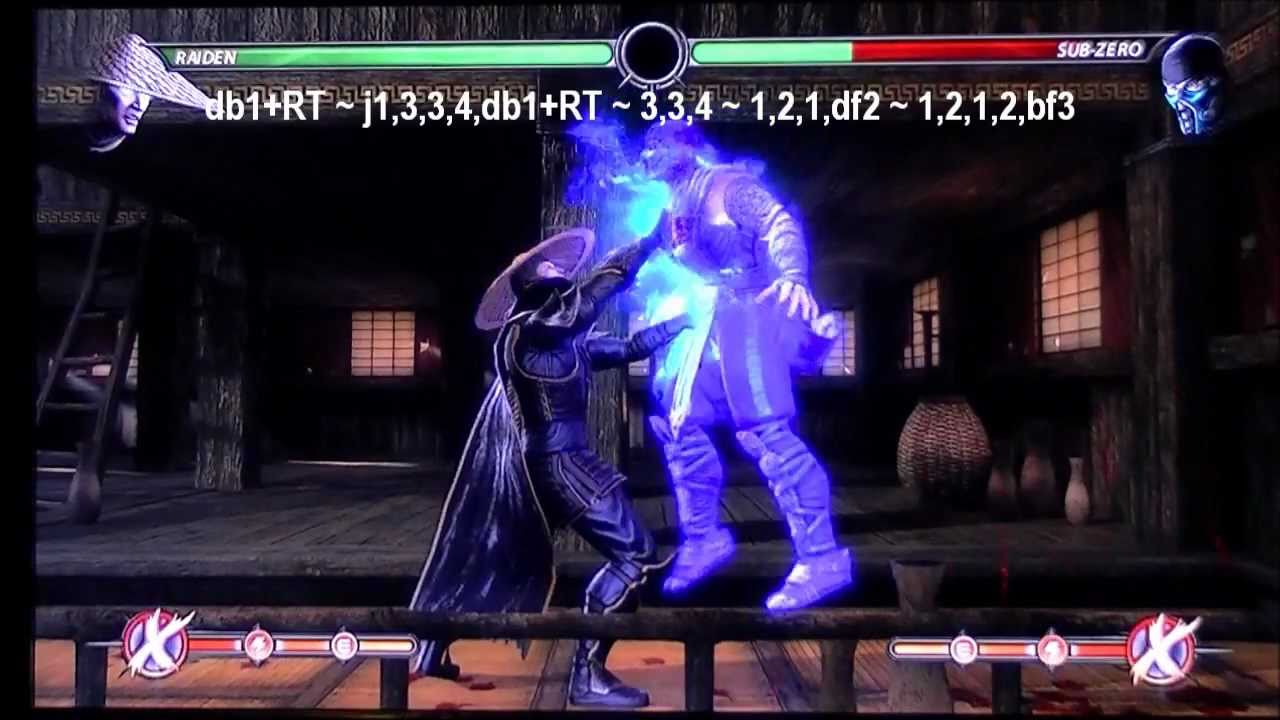 MK9 Raiden Combo Guide / Tutorial - Combos / Juggles / Strings / Fatalities / Ending - 720 HD