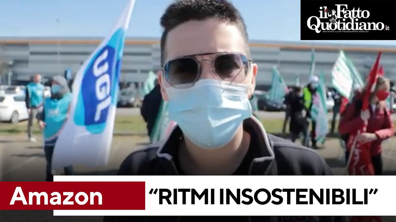 Amazon, protesta al magazzino di Castel San Giovanni: “Ritmi insostenibili per i lavoratori”