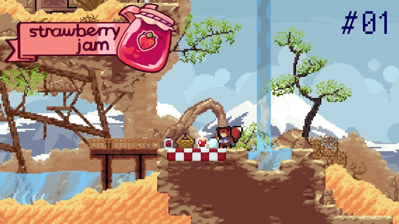 【Celeste】 StrawberryJam Collab Advanced lobby #01 イチゴ集めetc