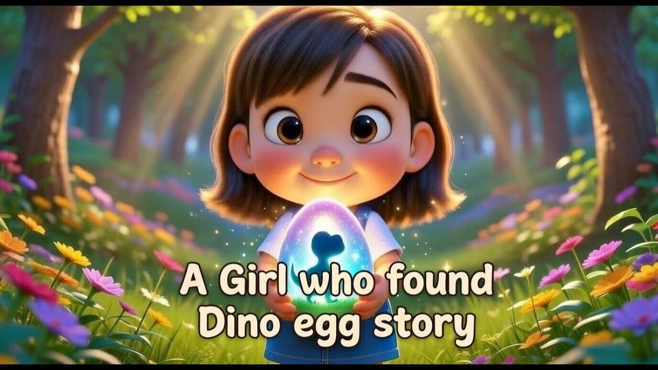 The Girl Who Found a Dino Egg 🥚🦖 | A Heartwarming Kids Story