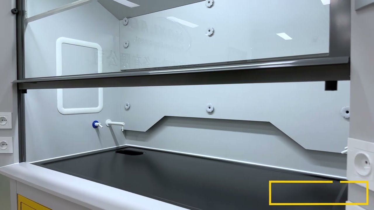 All Steel Fume Hood with Acid&Flammable Base Cabinet