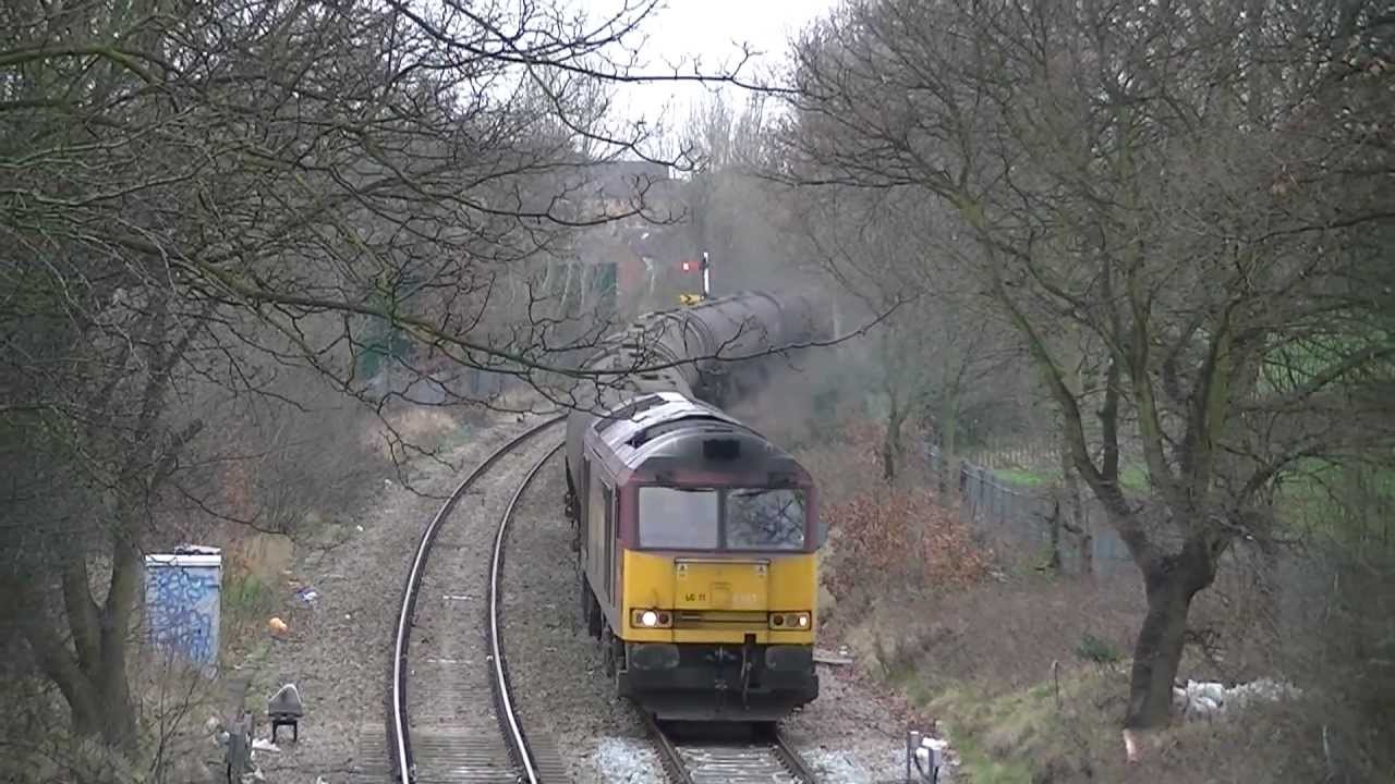 60071 on 6E38 approaching Dudding Hill Junction. 16/03/2012.