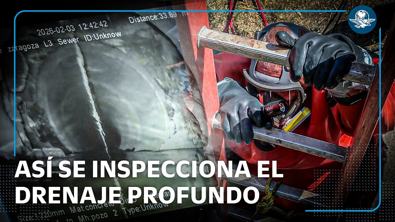 Los buzos del drenaje profundo; así es inspeccionarlo