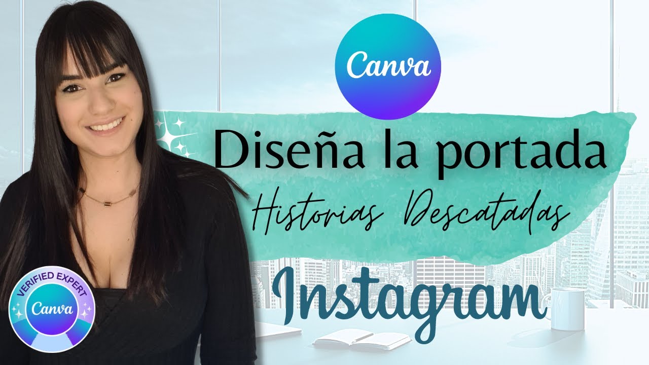 Tutorial Canva 💙 Diseña la portada de tus historias destacadas de Instagram ⚡con CANVA paso a paso 📲