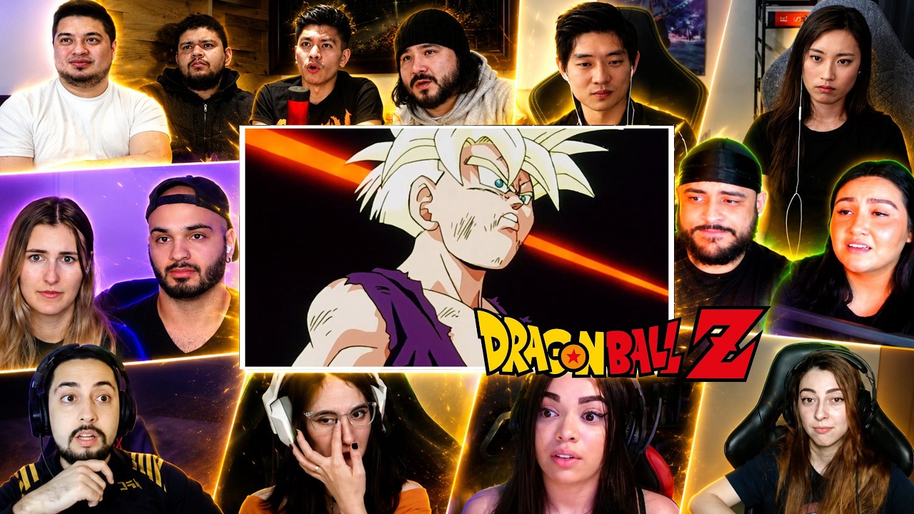 GOHAN SSJ2🔥| Dragon Ball Z E184 | Reaction Mashup