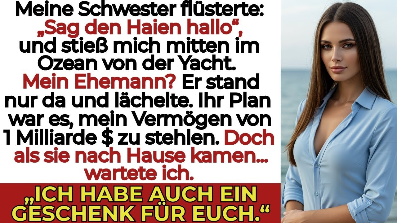 Meine Schwester stieß mich von der Jacht für $1 Mrd  — doch vor der Familie entlarvte ich sie