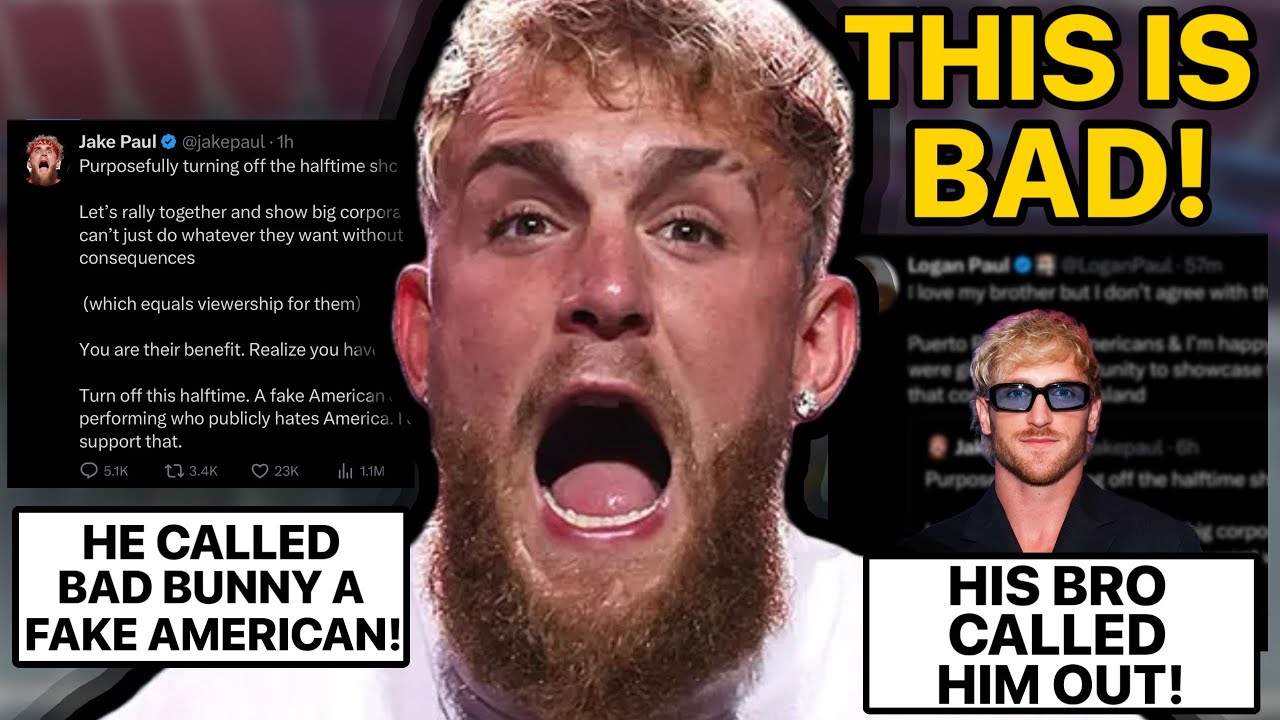 Jake Paul Goes Off On Bad Bunny (Super Bowl Drama)
