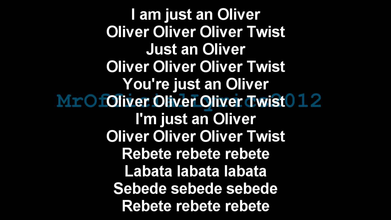 D'Banj - Oliver Twist (Lyrics) *HQ AUDIO*