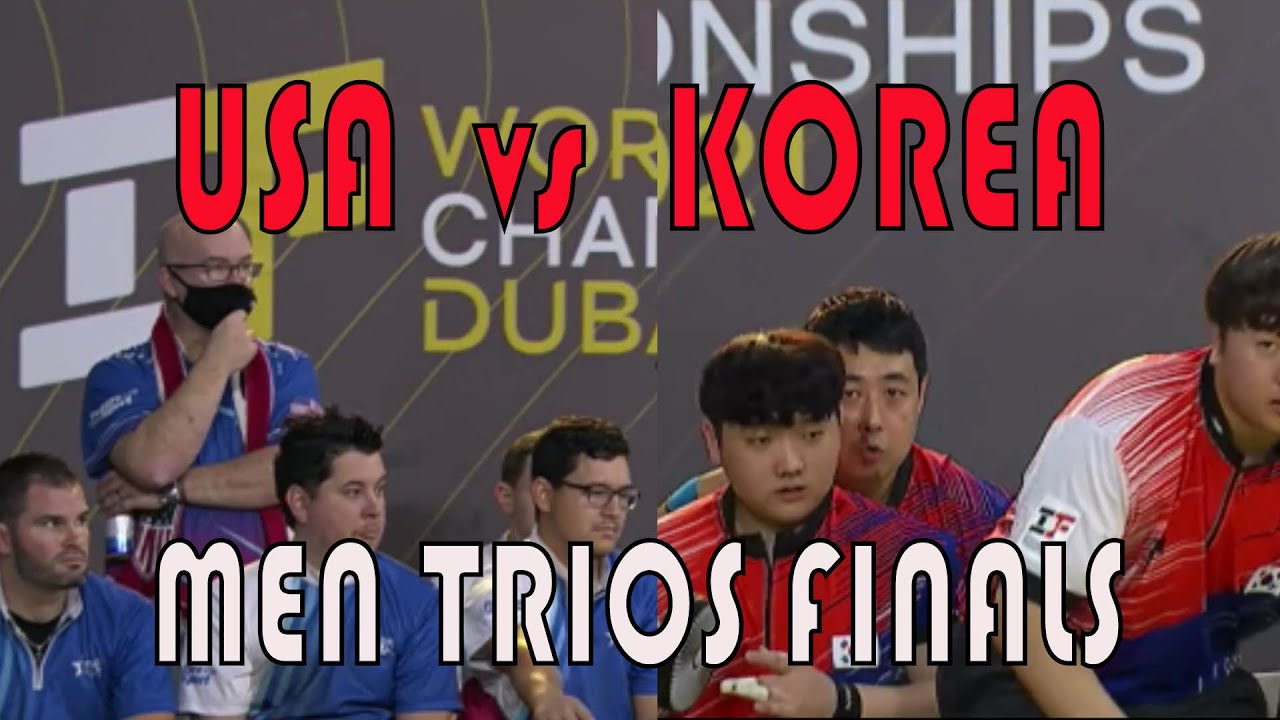 IBF WORLD CHAMPIONSHIPS DUBAI 2021 | Men Trios Finals USA vs KOREA Replay