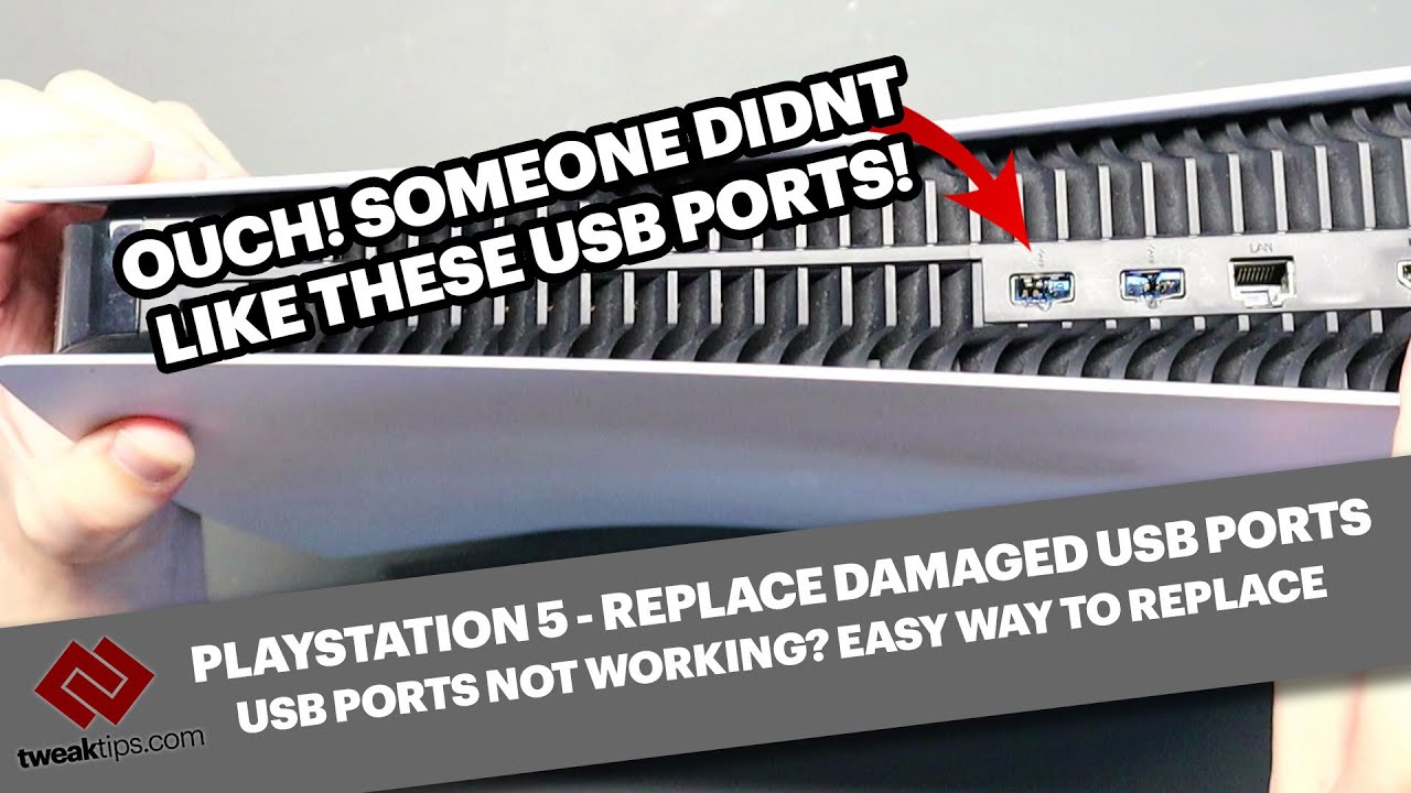 PlayStation 5 Faulty USB Port - How to replace a faulty USB Port on a PS5 the easy way