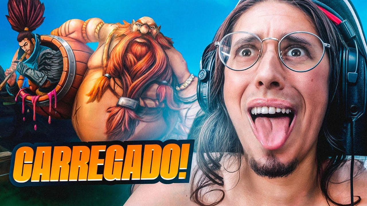 CAÍ COM O PIOR YASUO BR E TIVE QUE CARREGAR