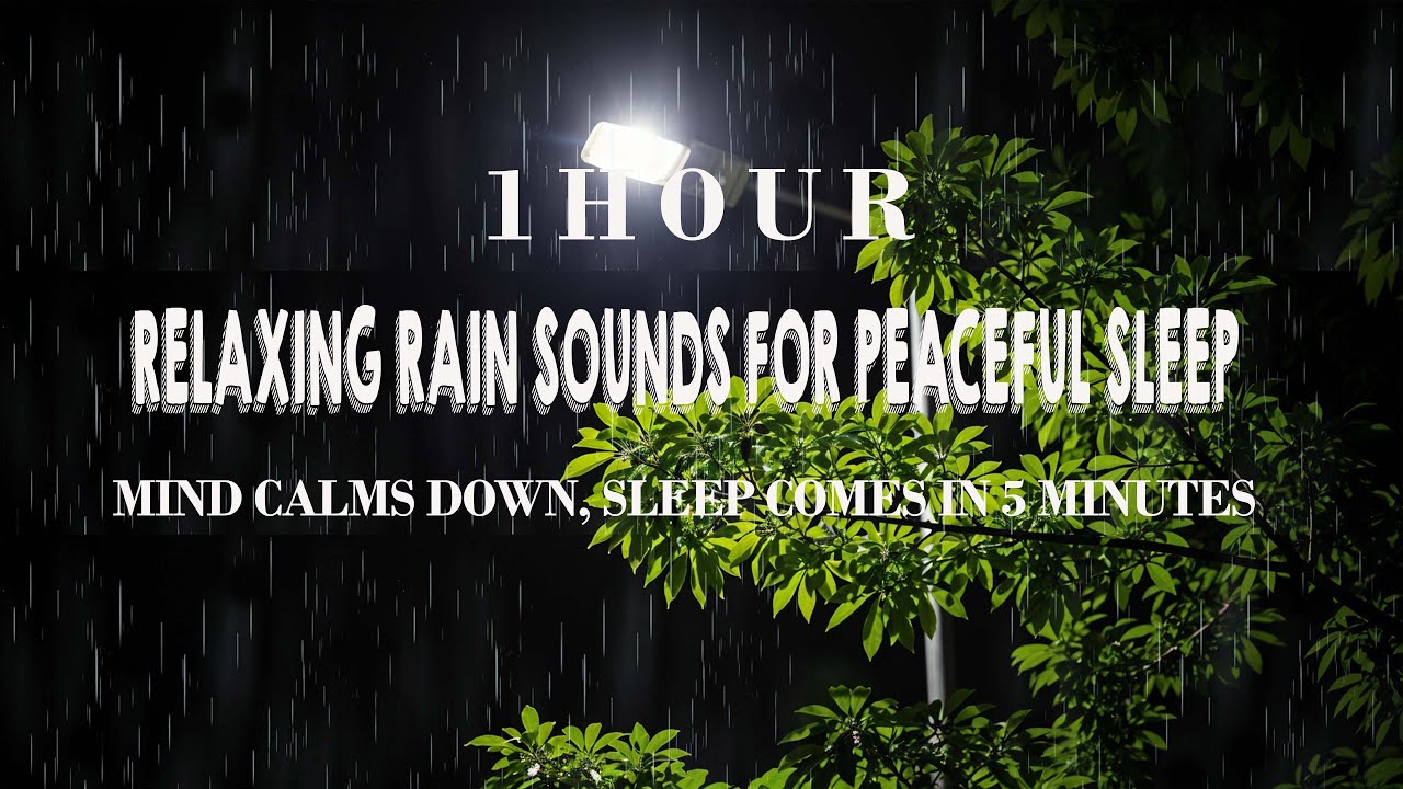 Gentle Night Rain 🌧️ Calm Your Mind and Drift into Deep Sleep in Just 5 Minutes | ASMR