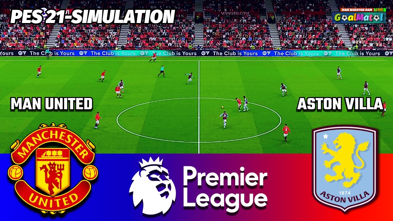 🔥Manchester United vs Aston Villa | Premier League | PES 21 Simulation