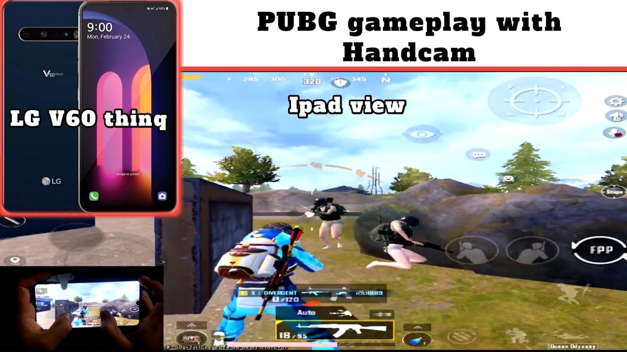 iPad View Trick | LG V60 ThinQ PUBG/BGMI Test | Handcam PUBG Gameplay