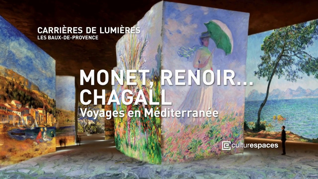 Carrières de Lumières - Spectacle “Monet, Renoir… Chagall. Voyages en Méditerranée” - mars 2013