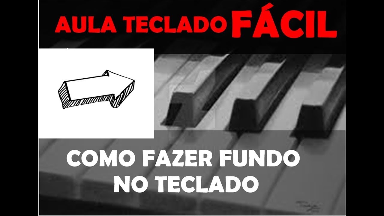Como fazer fundo no Teclado//Dica