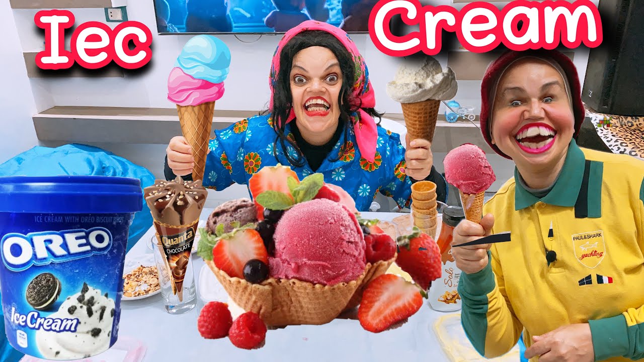 لما تفتحى مشروع ايس كريم فى البيت 🍦🍦🍨