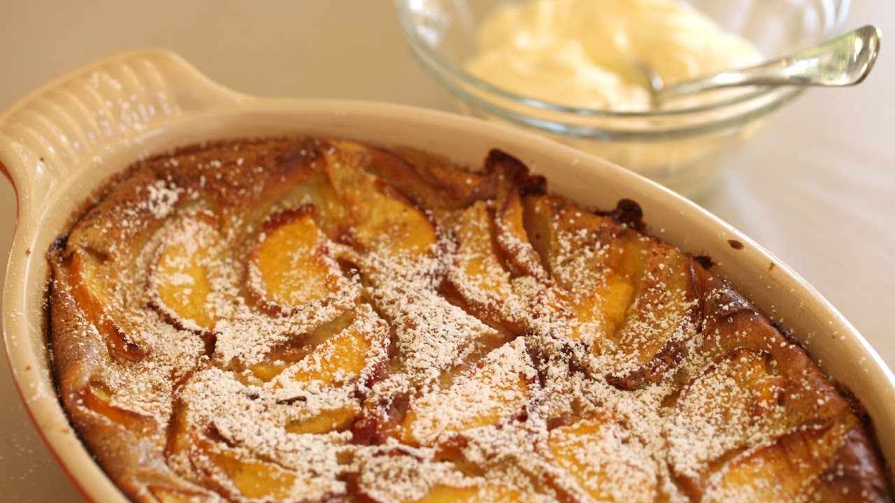 Peach & Thyme Clafouti Recipe | Kin Community