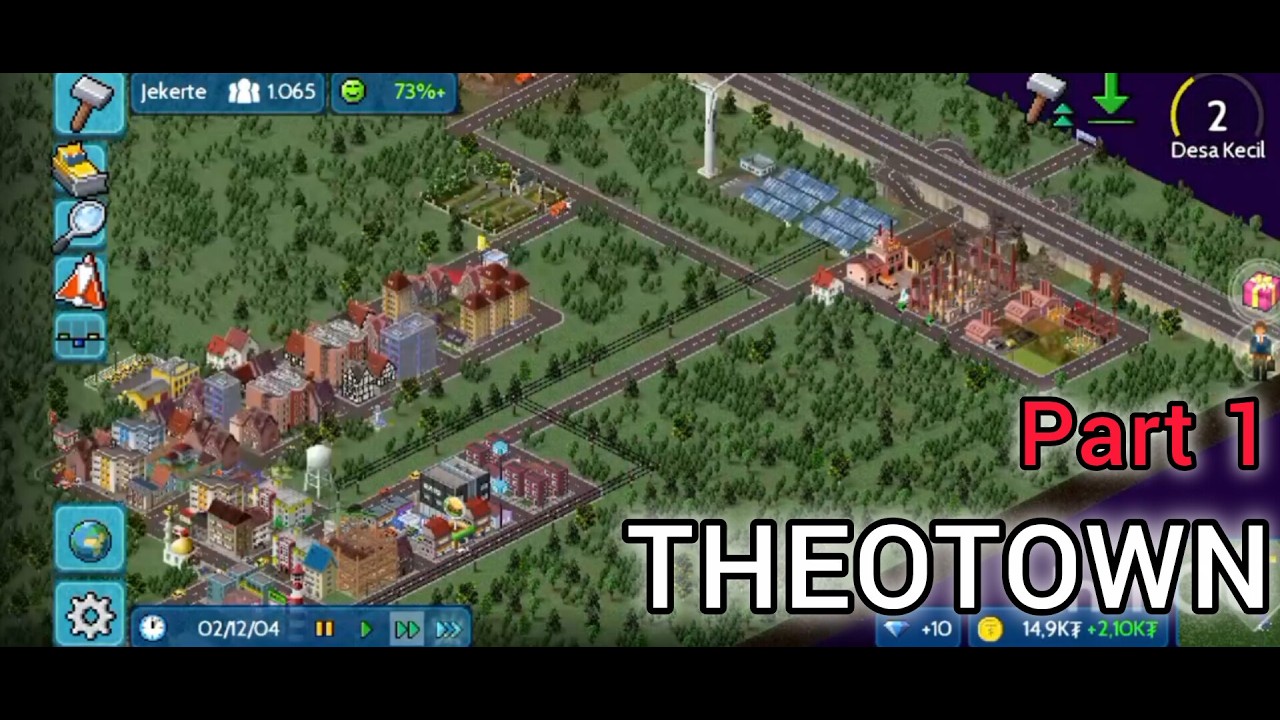 GW MENJADI PEJABAT DI GAME THEOTOWN (Part 1)