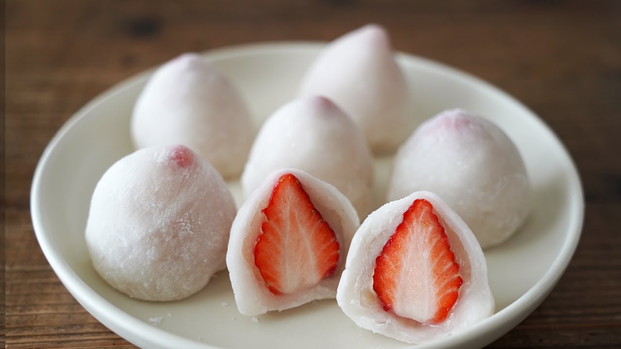 いちご大福の作り方｜白玉粉で作る本格苺大福