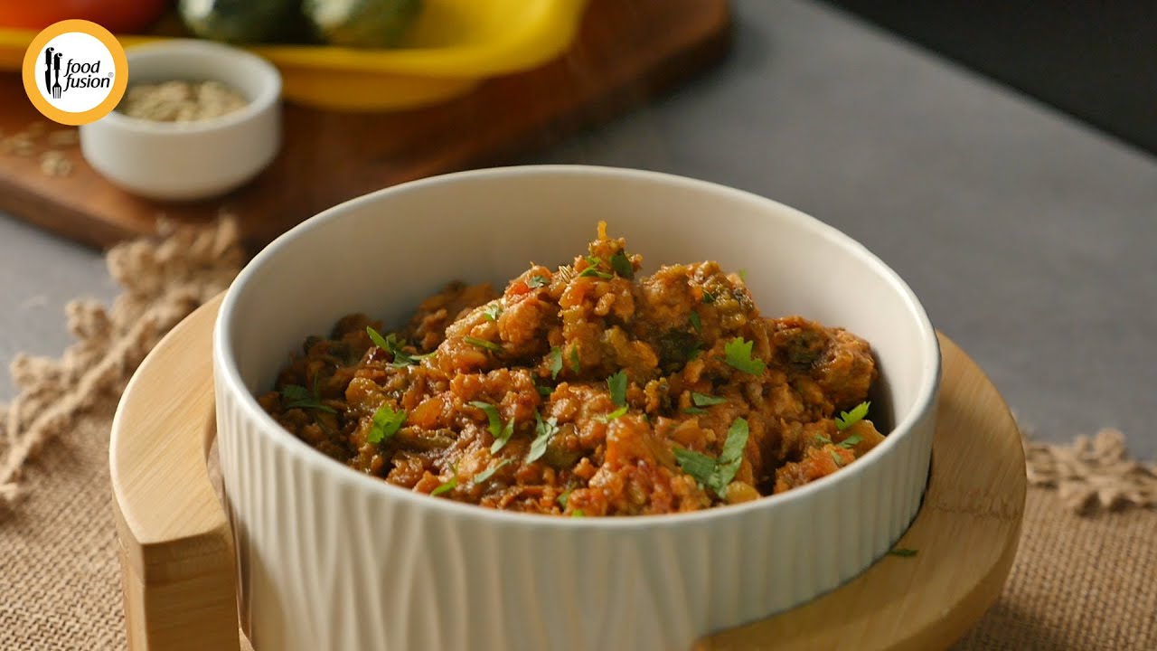 Qeema Karelay Recipe by food fusion