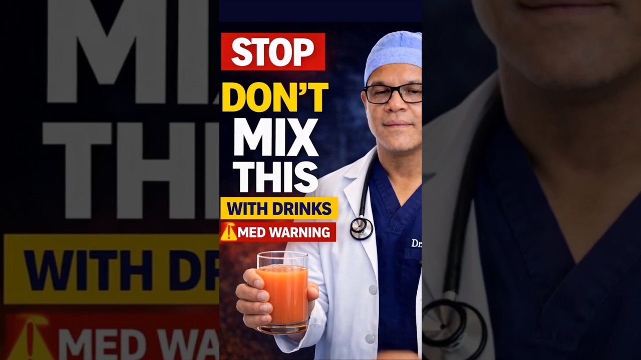 Don't mix this with drinks Doctor warns!  #food #drinks #medication #bloodpressure