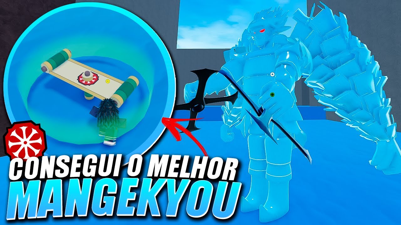 CONSEGUI O MELHOR MANGEKYOU DO SHINOBI LIFE 2!!! Noob ao Pro