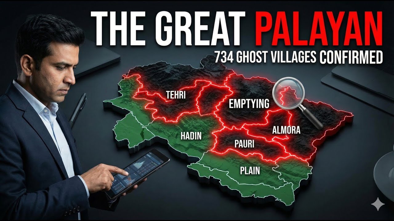Why 734 Villages in Uttarakhand are Now Empty 🏚️ | The Ground Reality