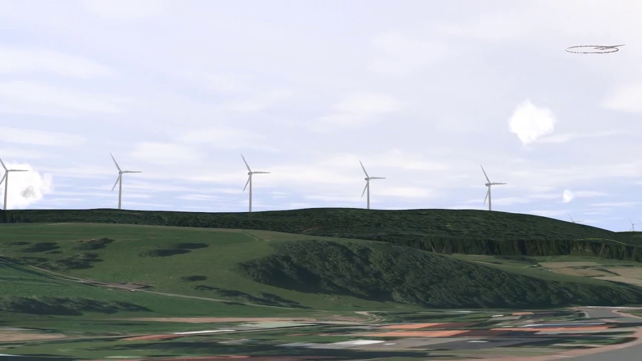 3D Visualisierung - Standortplanung von Windkraftanlagen