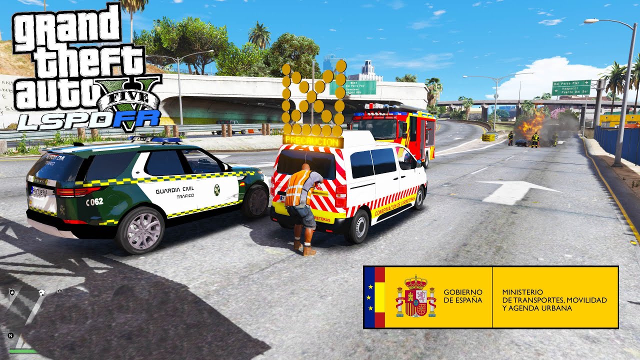 🚧 LSPDFR  | 🚧 CONSERVACIÓN DE CARRETERAS 🚧