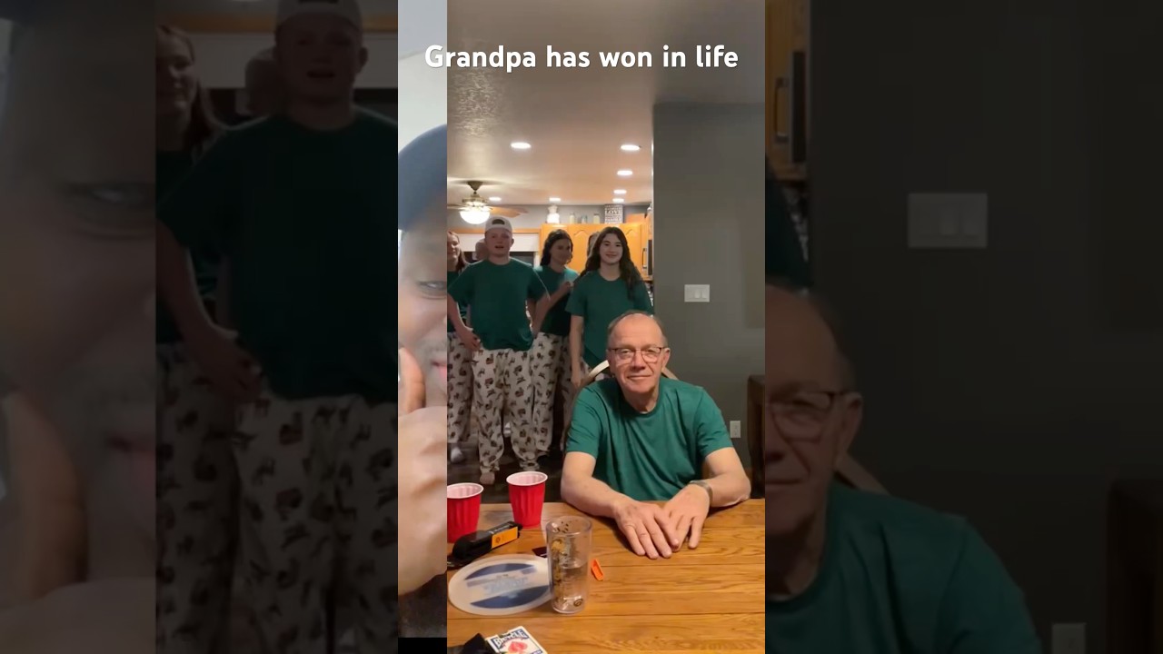Grandpa has won in life #shortvideo #grandpa #grandkids #shorts #children n
