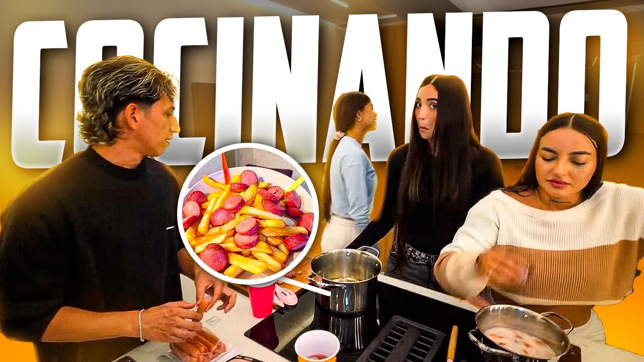 COCINANDO SALCHIPAPA CON SARAY Y MIS CRUSH 😍   STREAM COMPLETO  CHANTY