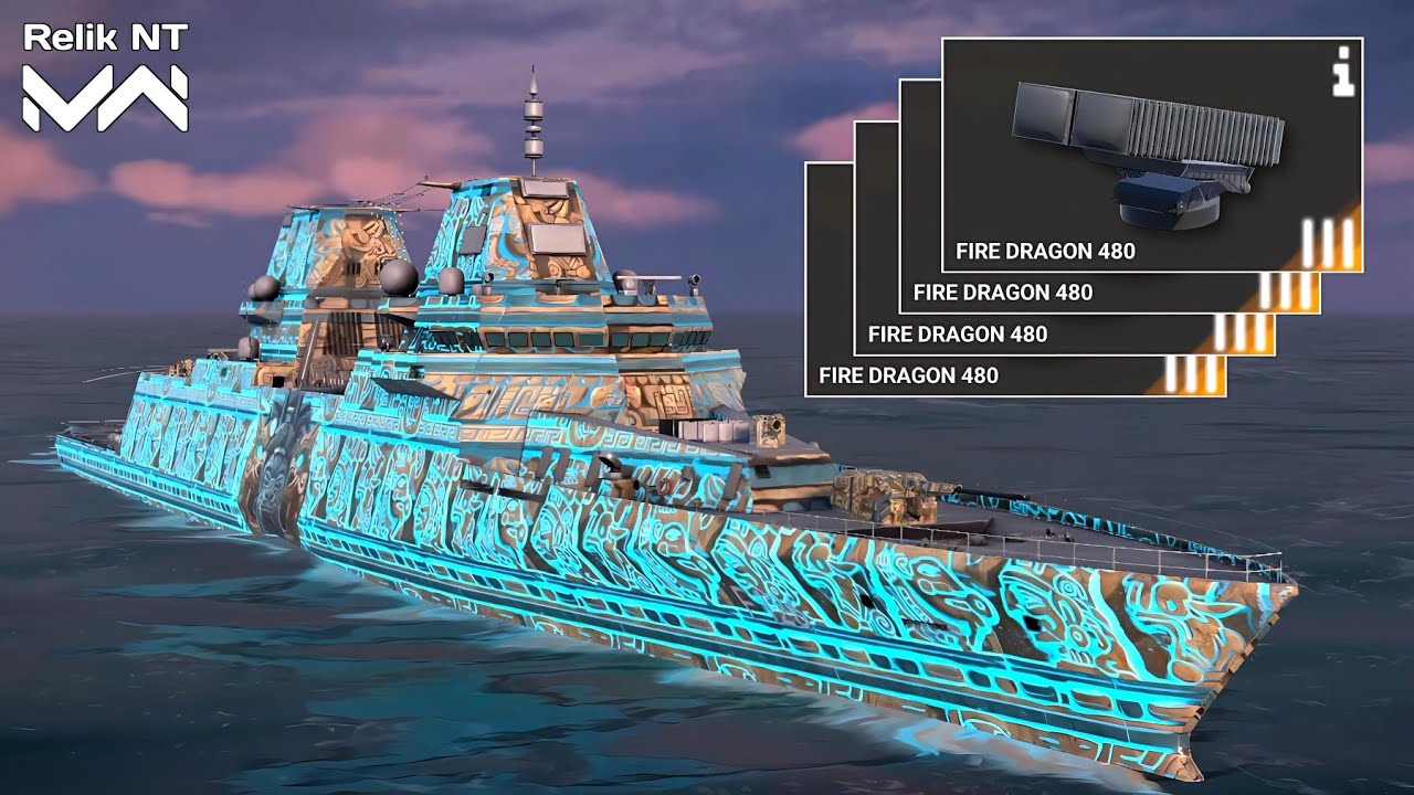 Fgs F126 With FIRE DRAGON 480 And Full Mako in Action - Modern Warships 