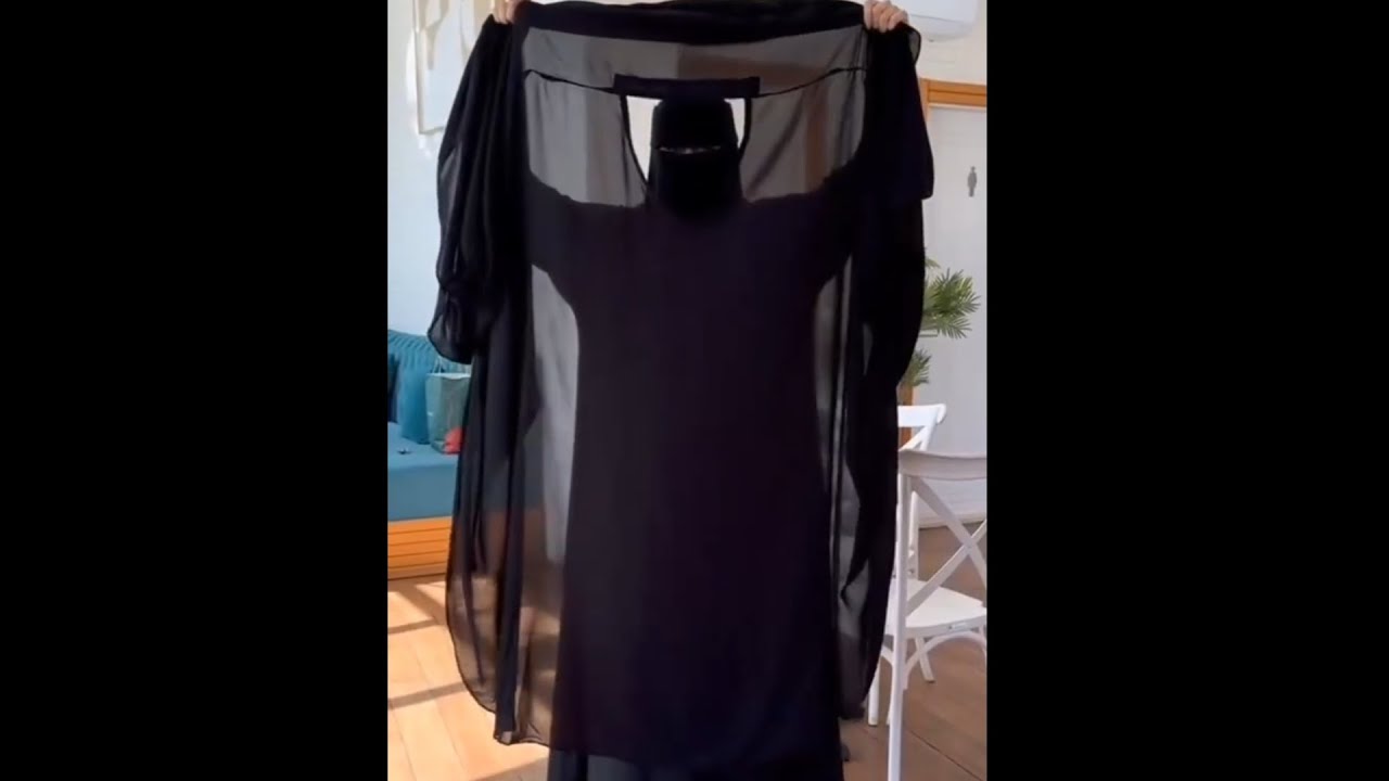 طريقة تفصيل وخياطة🪡 الخمار الكويتي 😍 👌