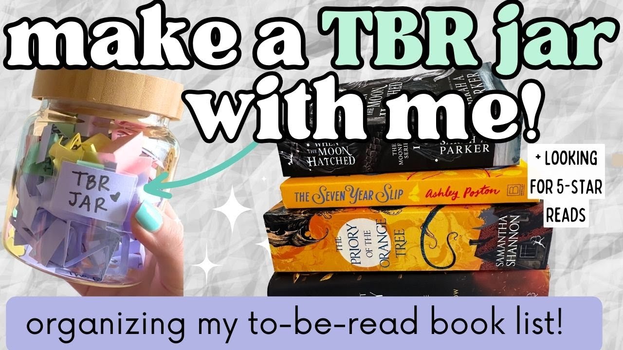 CREATE A TBR JAR WITH ME! organizing my to-be-read list, book vlog, kindle unlimited recommendations