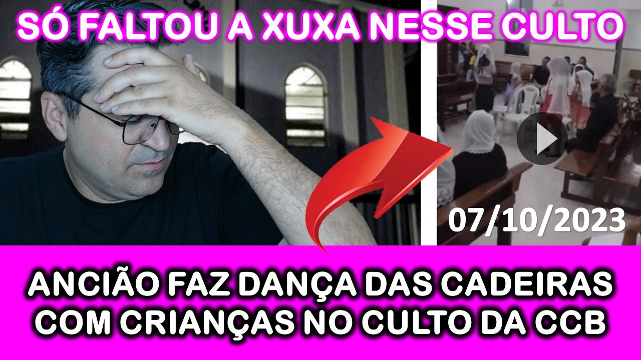 O QUE FOI ISSO? Ancião faz dança das cadeiras com crianças dentro da CCB - Dom Avelar, Salvador - BA