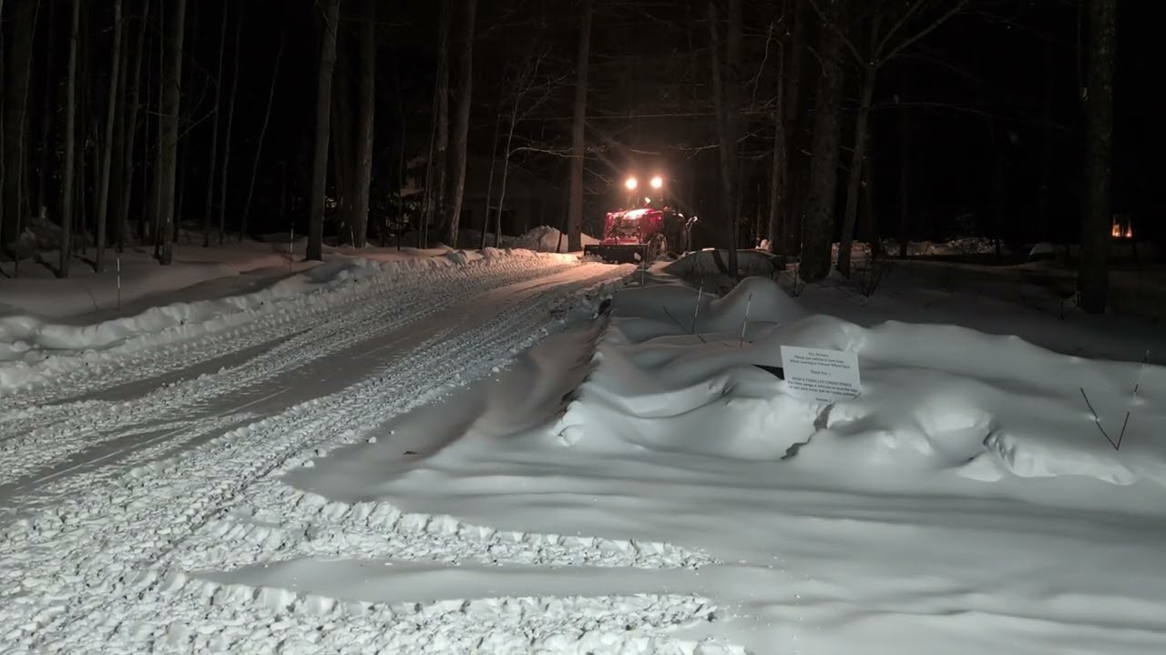 Deep Snow Doesn't Stand a Chance Against These Chains, pewag Snow Chains on TYM T474 Tractor