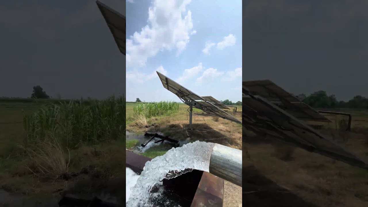 Solar Pump | Solar Tubewell in Sunlight | 6 inch solar tube well