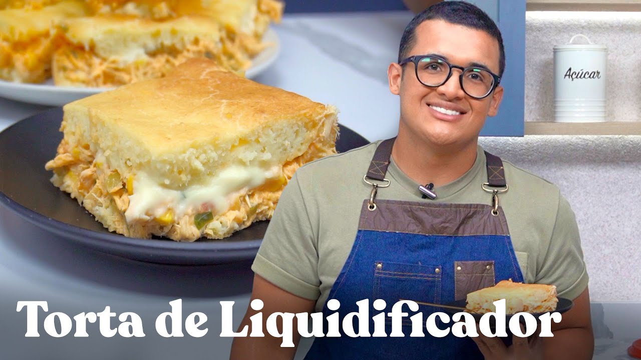TORTA CREMOSA DE FRANGO FEITA NO LIQUIDIFICADOR, ZERO DEFEITOS 🤩 | Igor Rocha