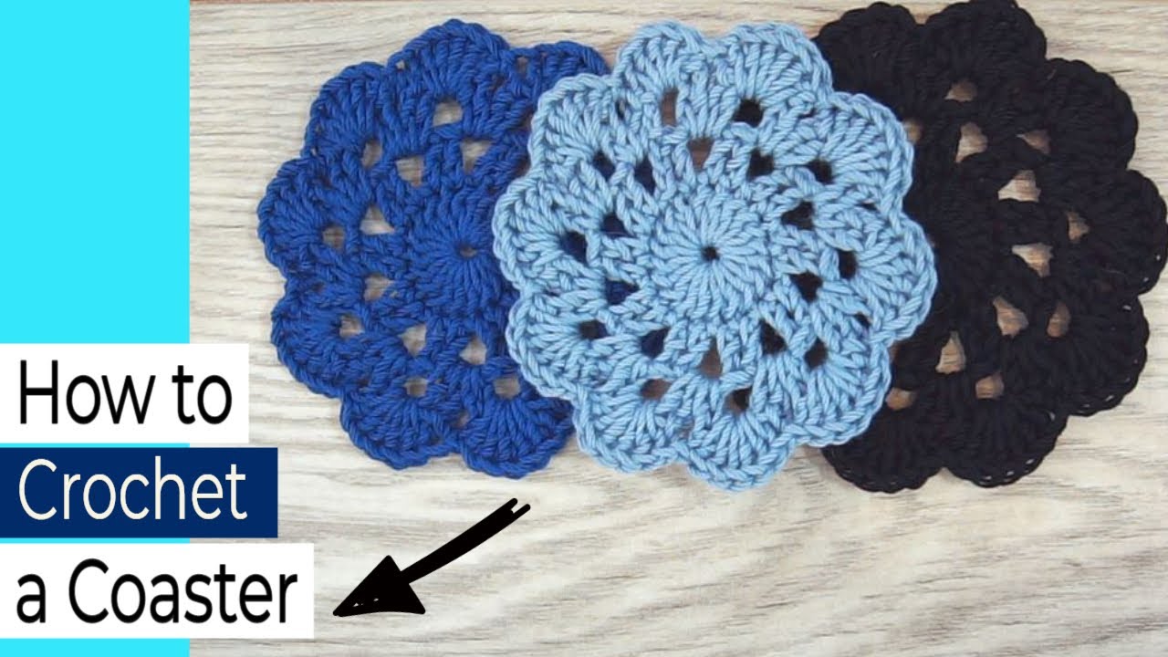 Учебное пособие по вязанию подставок крючком [EASY] [DIY]...