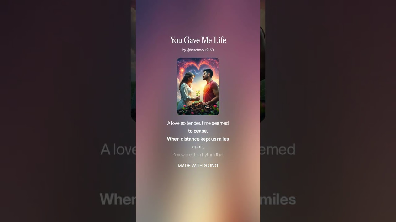 You Gave Me Life