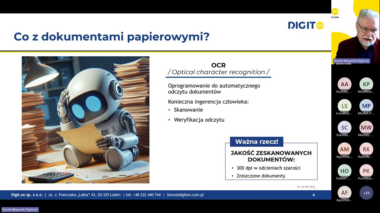 Automatyzacja odczytu danych z dokumentów