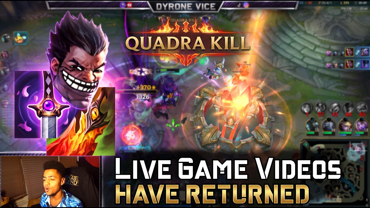 Live game Videos are BACK