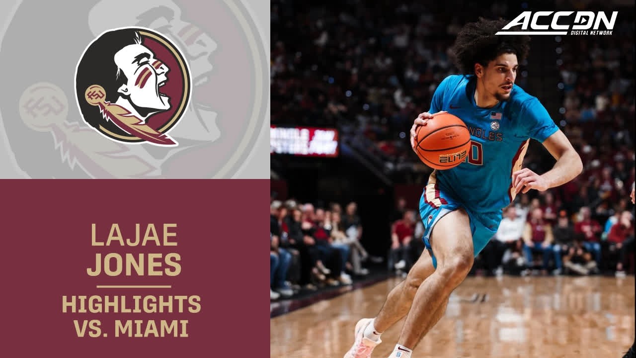 Florida State's Lajae Jones Highlights vs. Miami