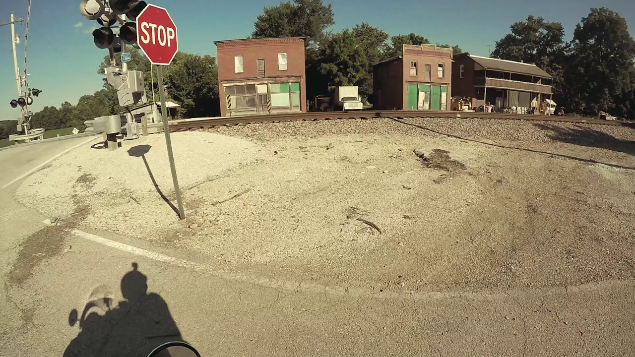 A motorcycle ride through historic Moselle Missouri￼