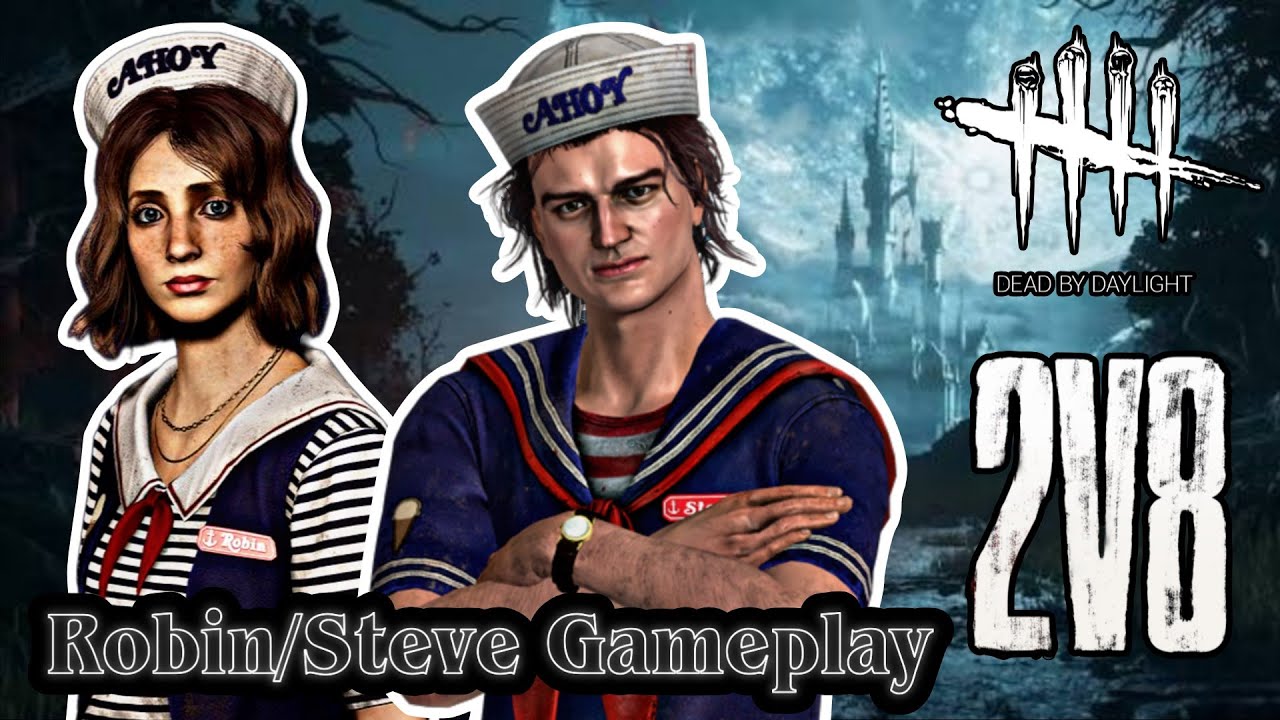2V8 Is Here Again! Dead By Daylight Robin And Steve Gameplay DBD
