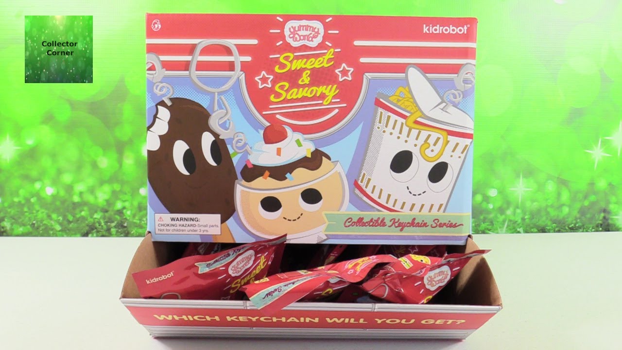 Sweet & Savory Yummy World Kidrobot Collectible Keychain Series Unboxing | CollectorCorner