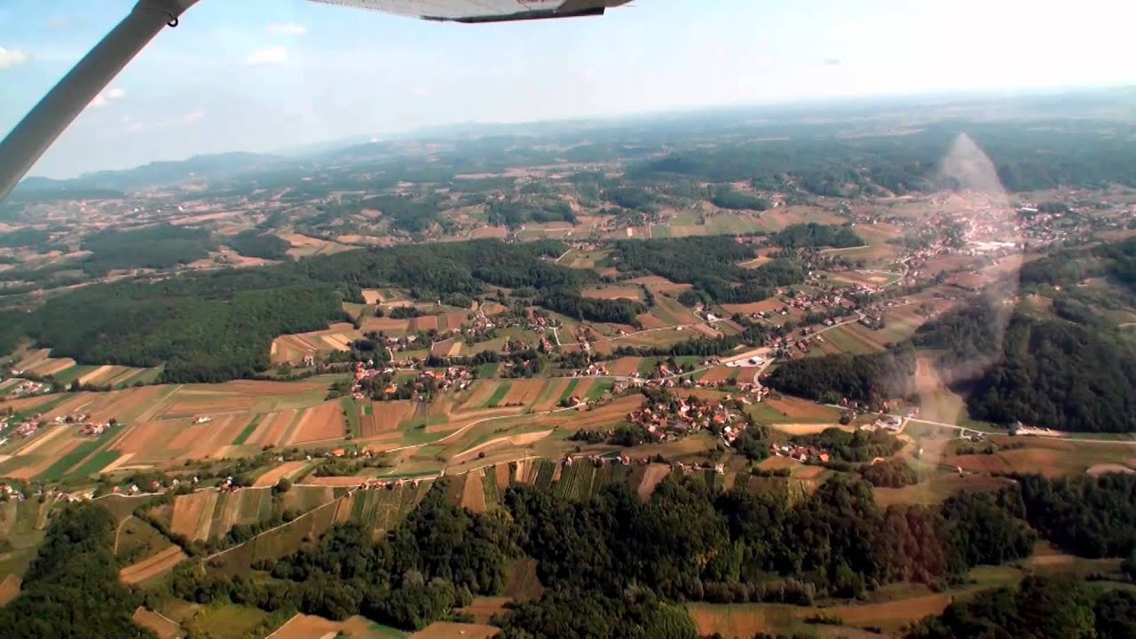 Panoramic flight: zagorje castles, Croatia part 1/2