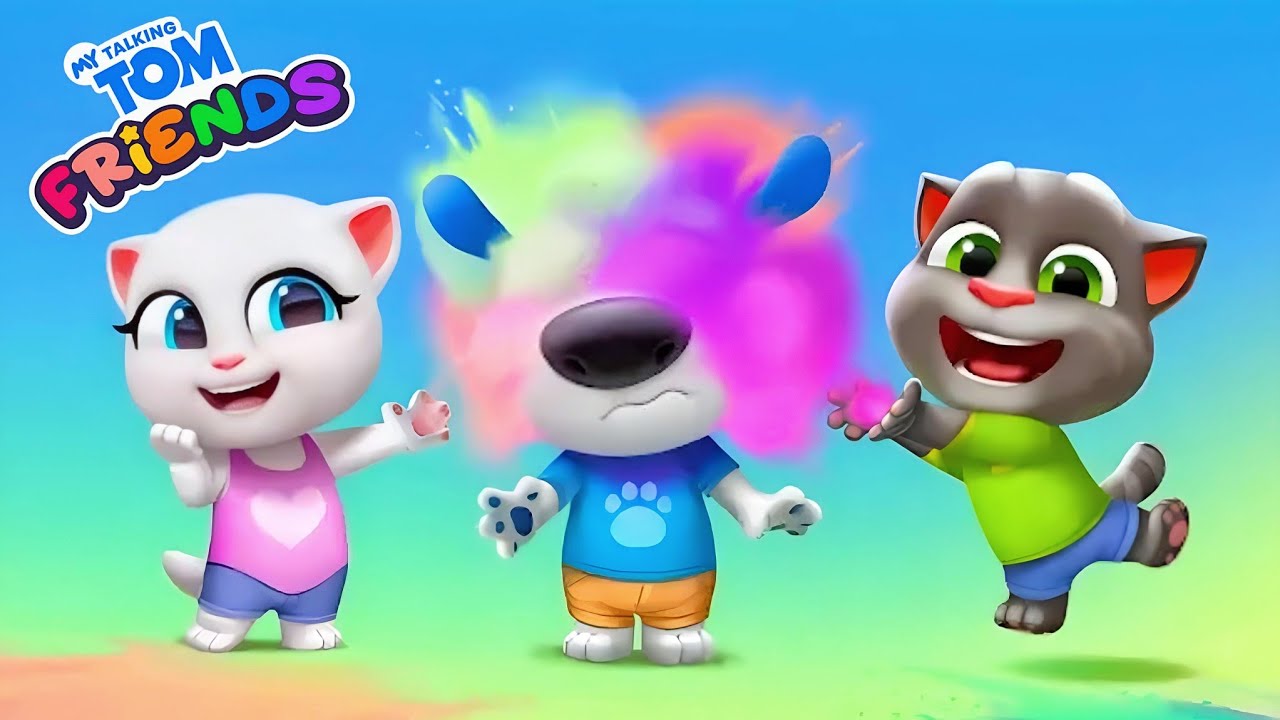 2025 HOLI UPDATE IS HERE - MY TALKING TOM FRIENDS DAY 77 GAMEPLAY (ANDROID/iOS)